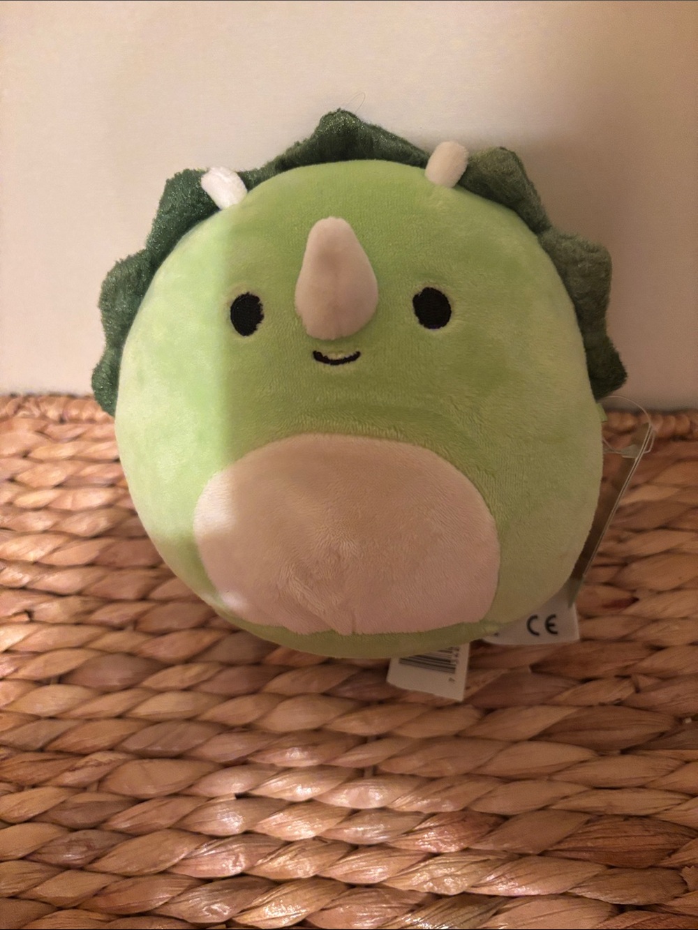 Squishmallows “Triston” Green Triceratops Stuffed Toy - Soft Small Pet Plush NWT